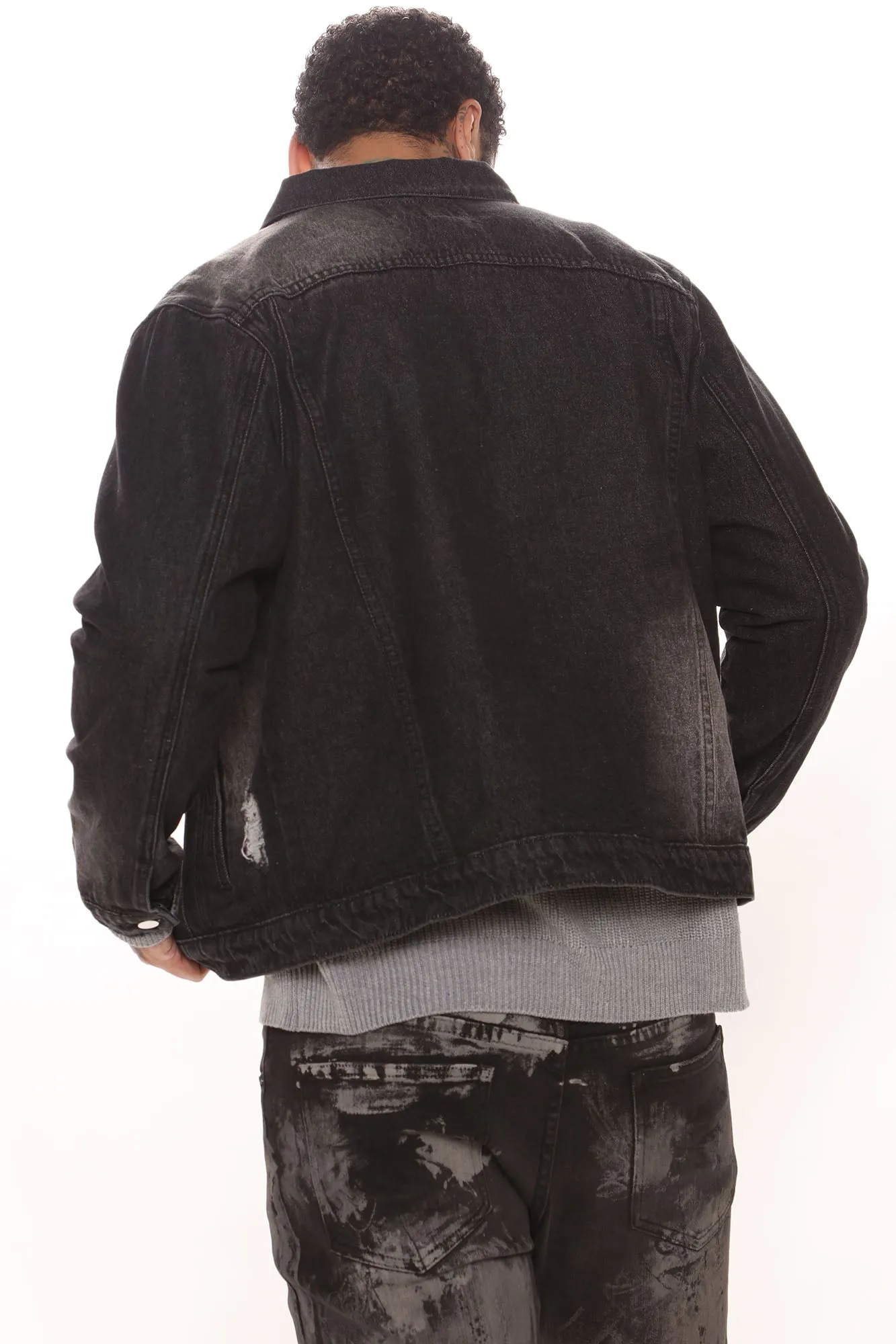 A Real One Denim Jacket - Black