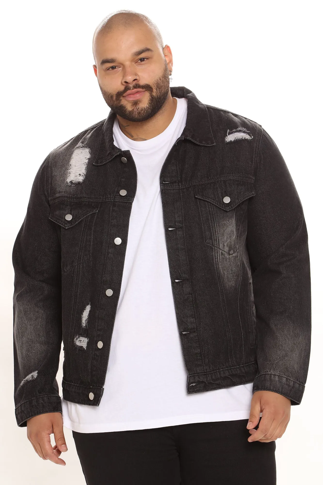 A Real One Denim Jacket - Black