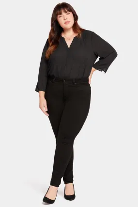 Ami Skinny Jeans In Plus Size - Black