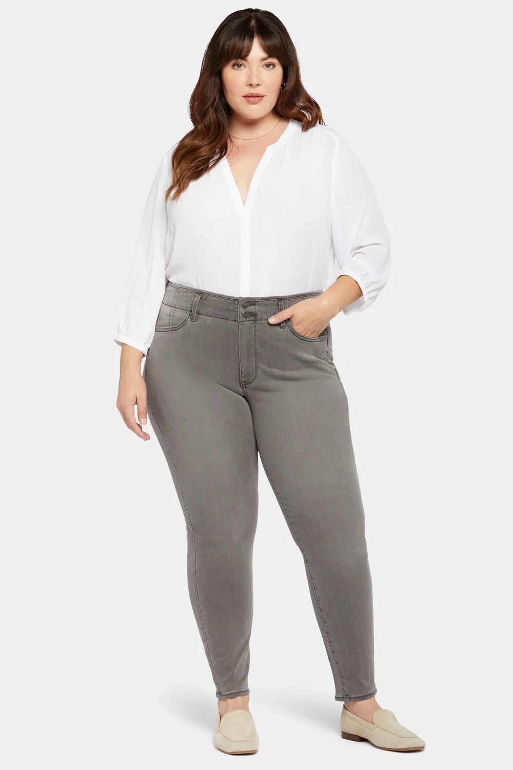 Ami Skinny Jeans In Plus Size - Smokey Mountain