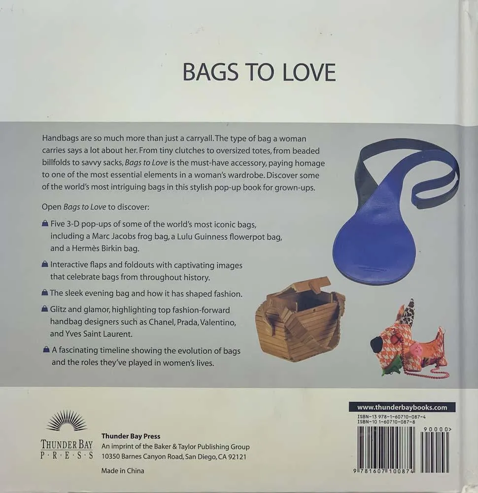 Bags To Love: Pop-Up Book (Hb)