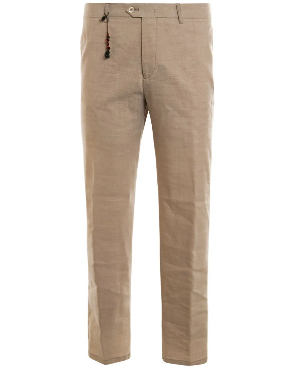 Cashmere Linen Pant in Light Tan