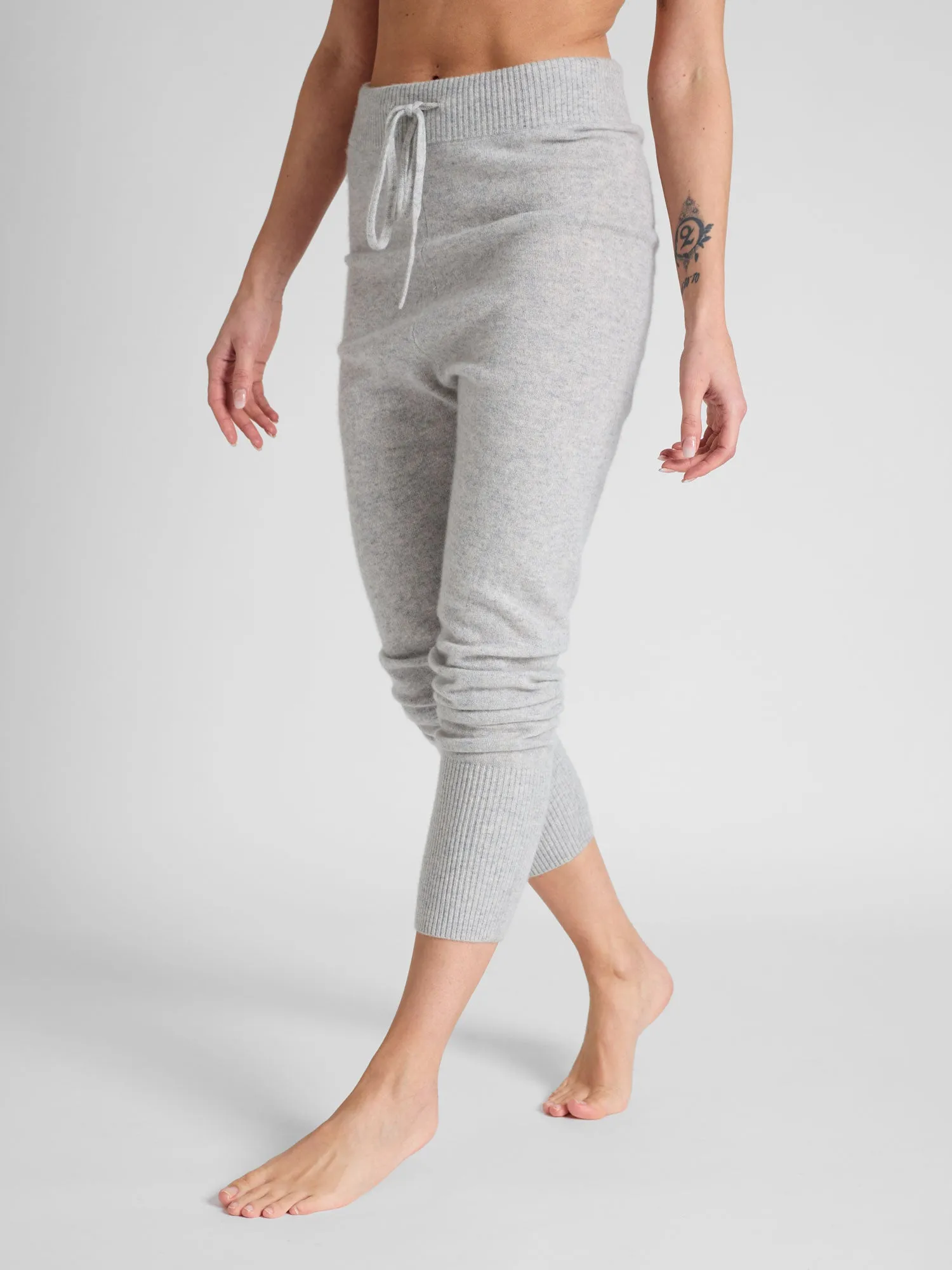 Cashmere "Chill pants" - light grey