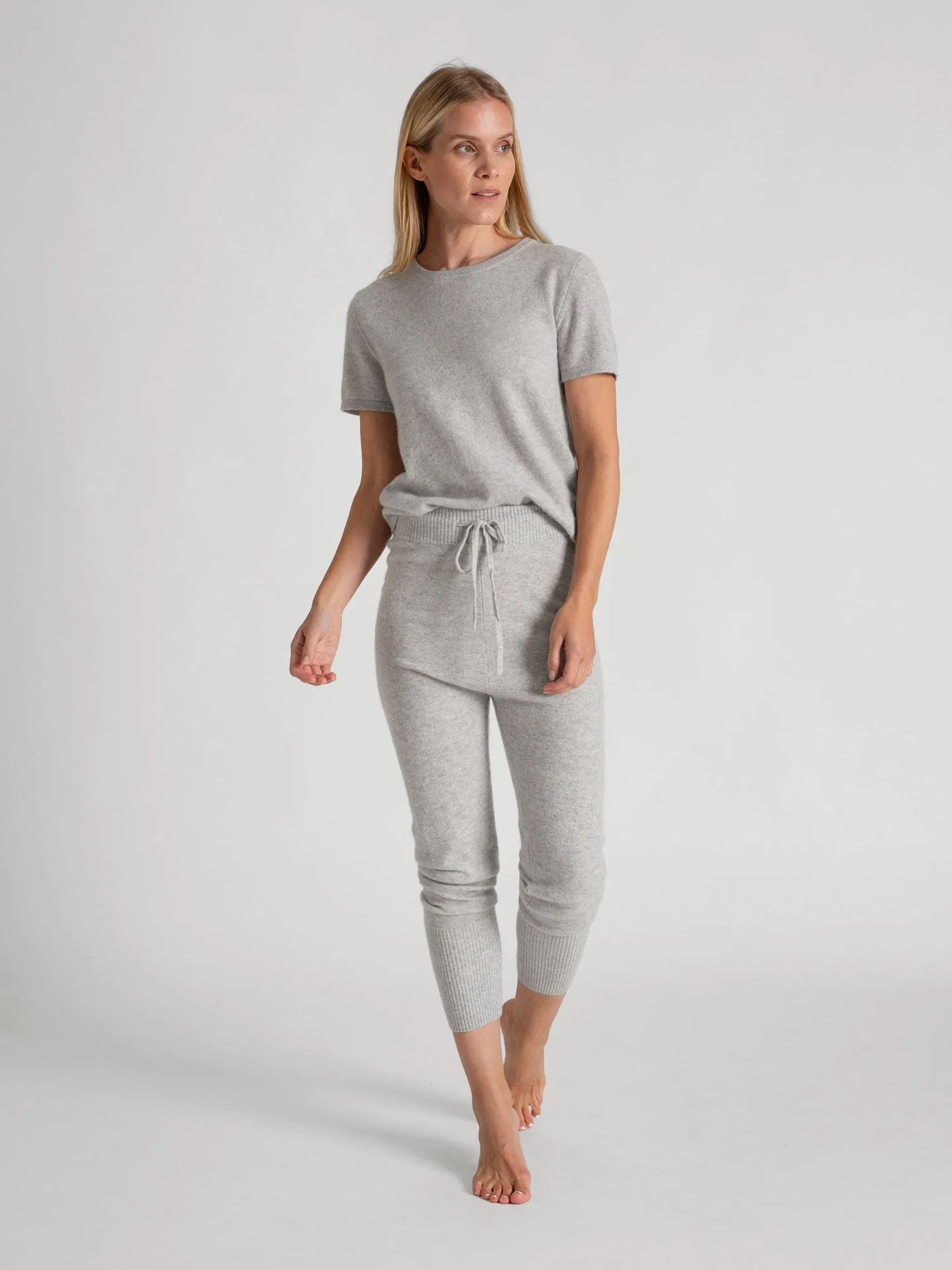 Cashmere "Chill pants" - light grey