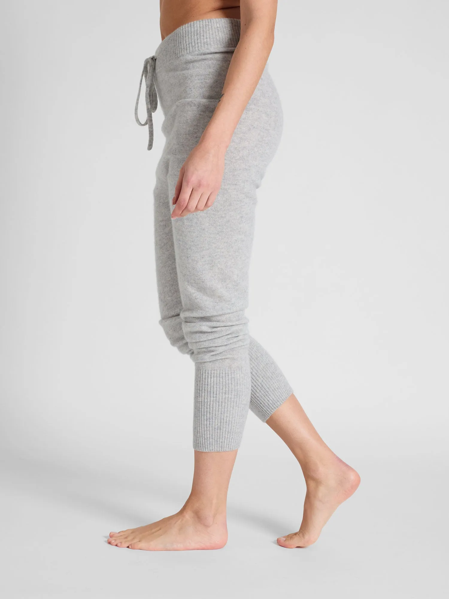 Cashmere "Chill pants" - light grey