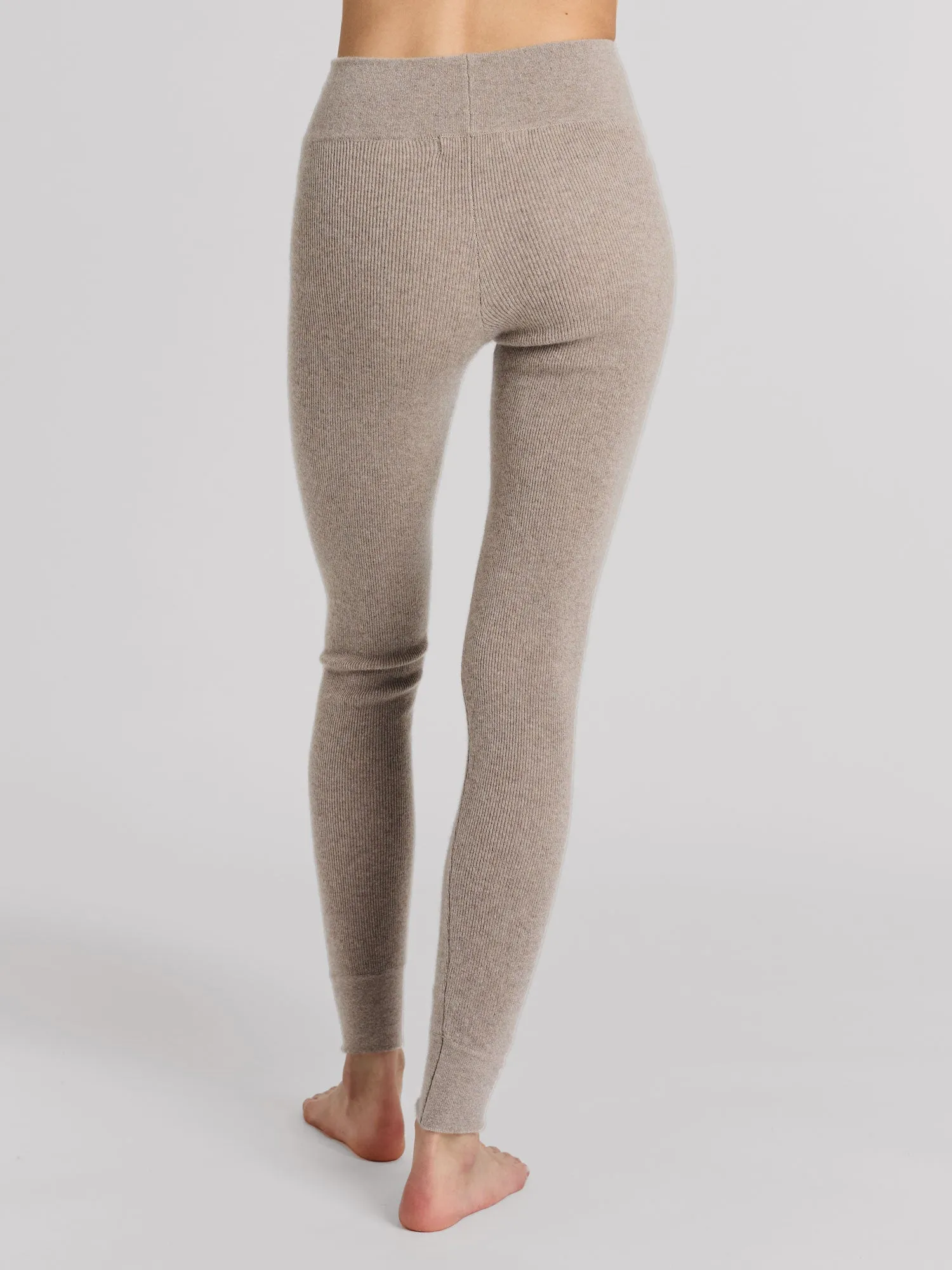 Cashmere tights "Fride" - Toast