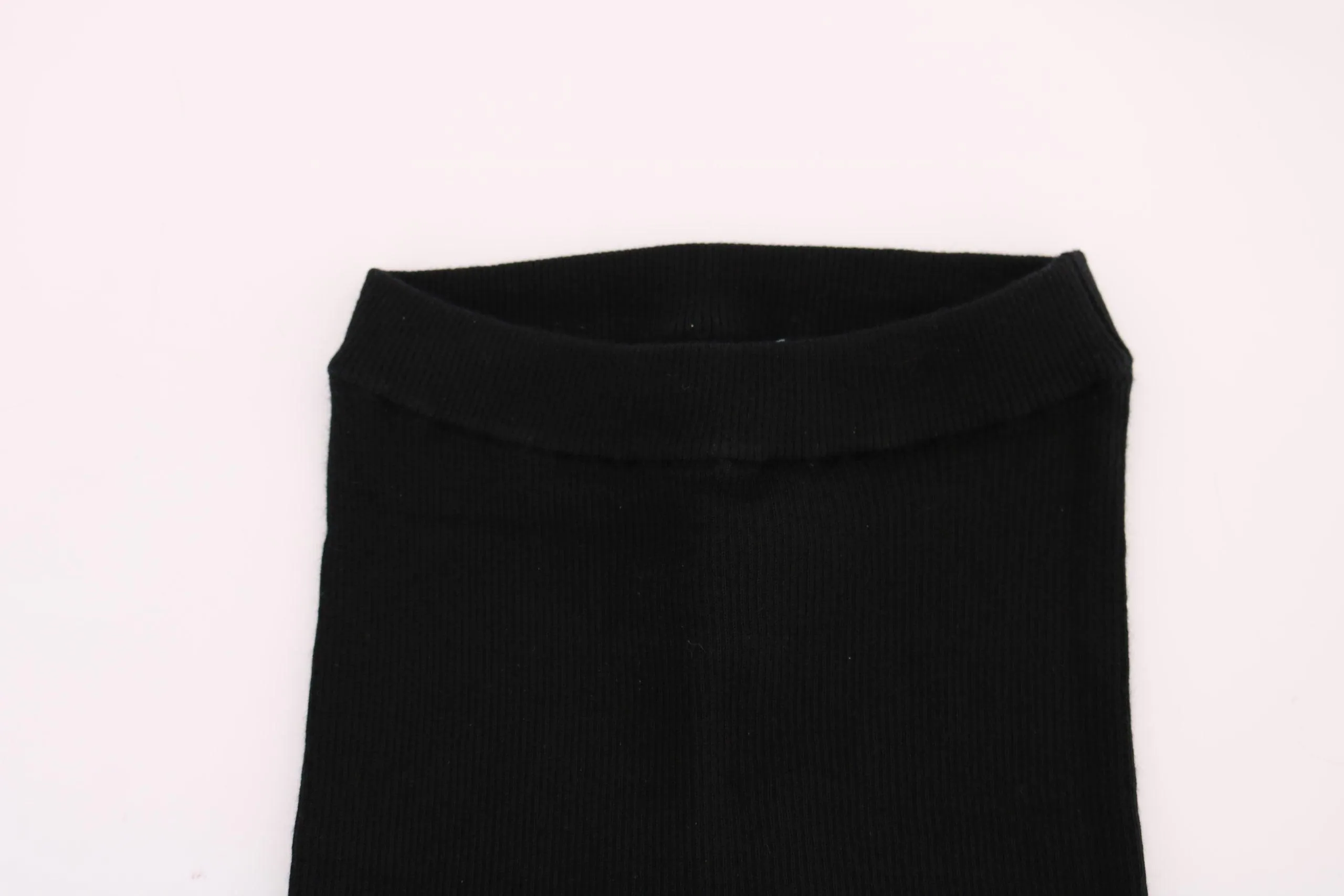 Dolce & Gabbana Black Slim Fit Women Cashmere Pants