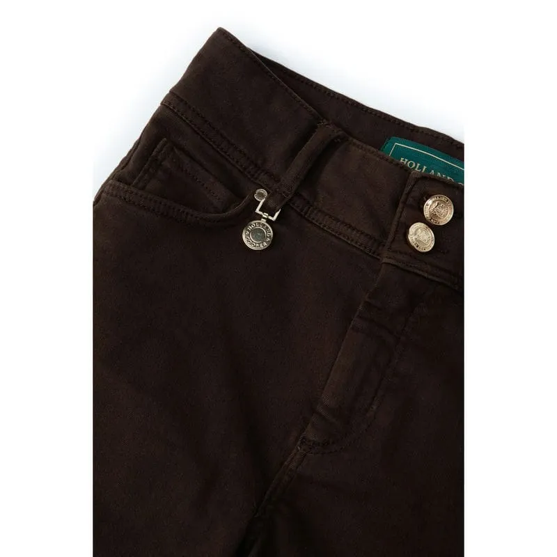 Holland Cooper Ladies Jodhpur Jeans - Chocolate