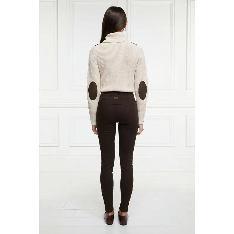 Holland Cooper Ladies Jodhpur Jeans - Chocolate