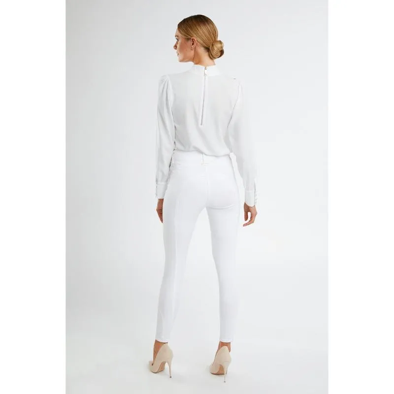 Holland Cooper Ladies Jodhpur Jeans  - White