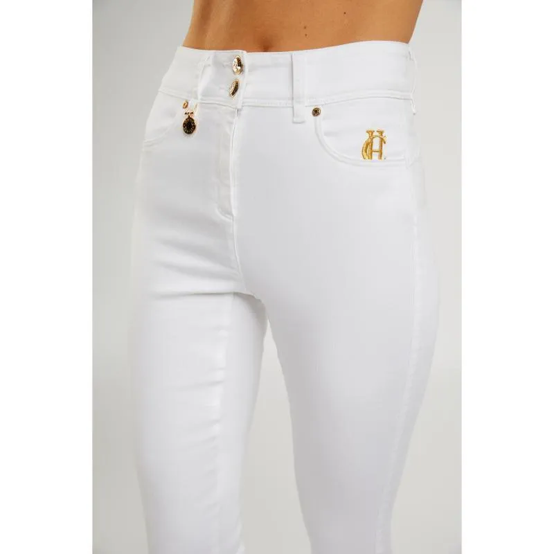 Holland Cooper Ladies Jodhpur Jeans  - White