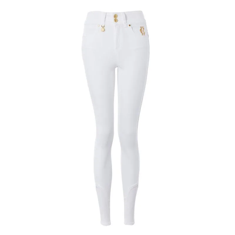 Holland Cooper Ladies Jodhpur Jeans  - White