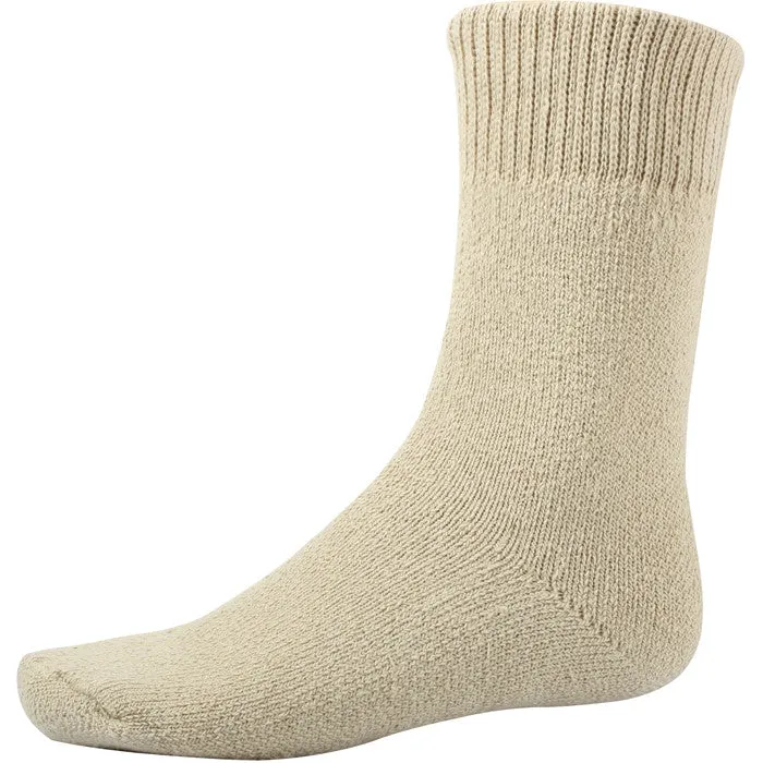 Khaki - Heavy Weight GI Type Thermal Boot Socks - USA Made