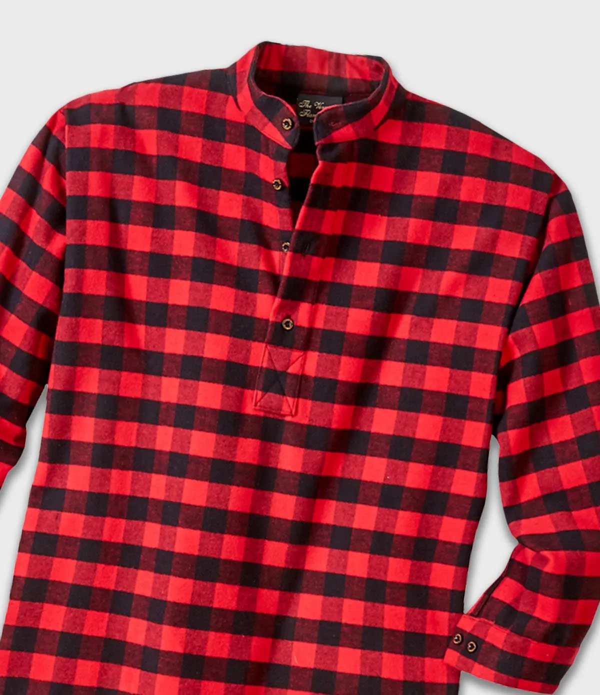 Long Night Shirt - Red Buffalo