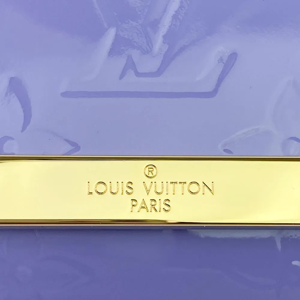 Louis Vuitton Lilac Monogram Vernis Ana Clutch Bag