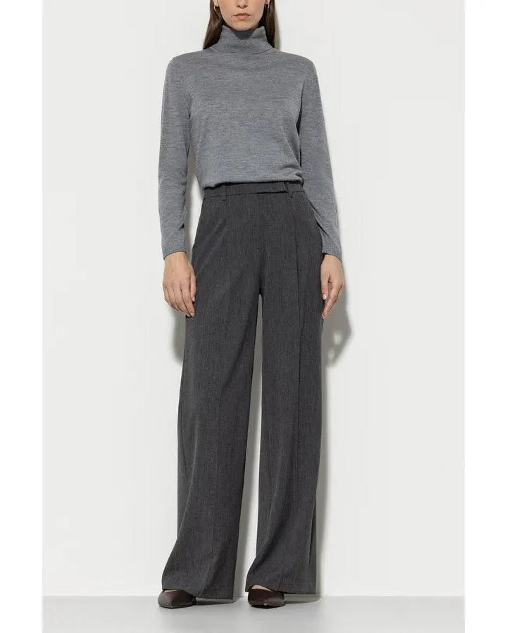 Luisa Cerano Cashmere Blend Wide Leg Pant