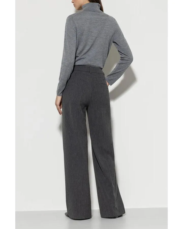 Luisa Cerano Cashmere Blend Wide Leg Pant