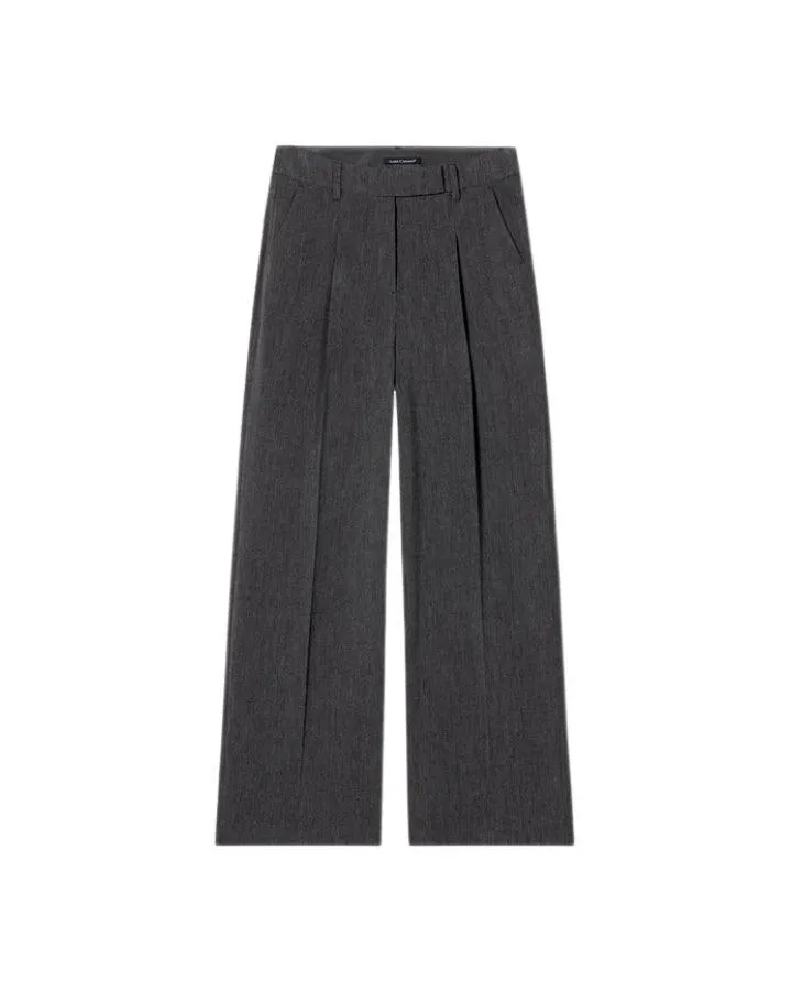 Luisa Cerano Cashmere Blend Wide Leg Pant