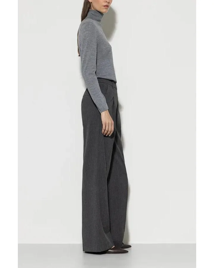 Luisa Cerano Cashmere Blend Wide Leg Pant