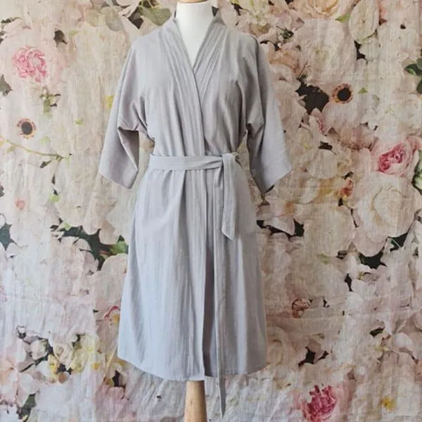 Luxury Robe - Light Grey