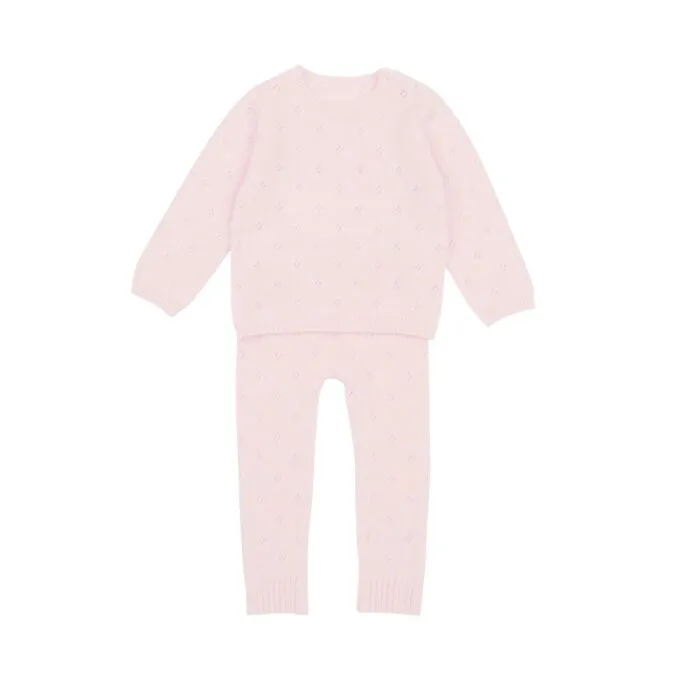 MILLEDEUX~ Baby gift w pointelle cashmere set