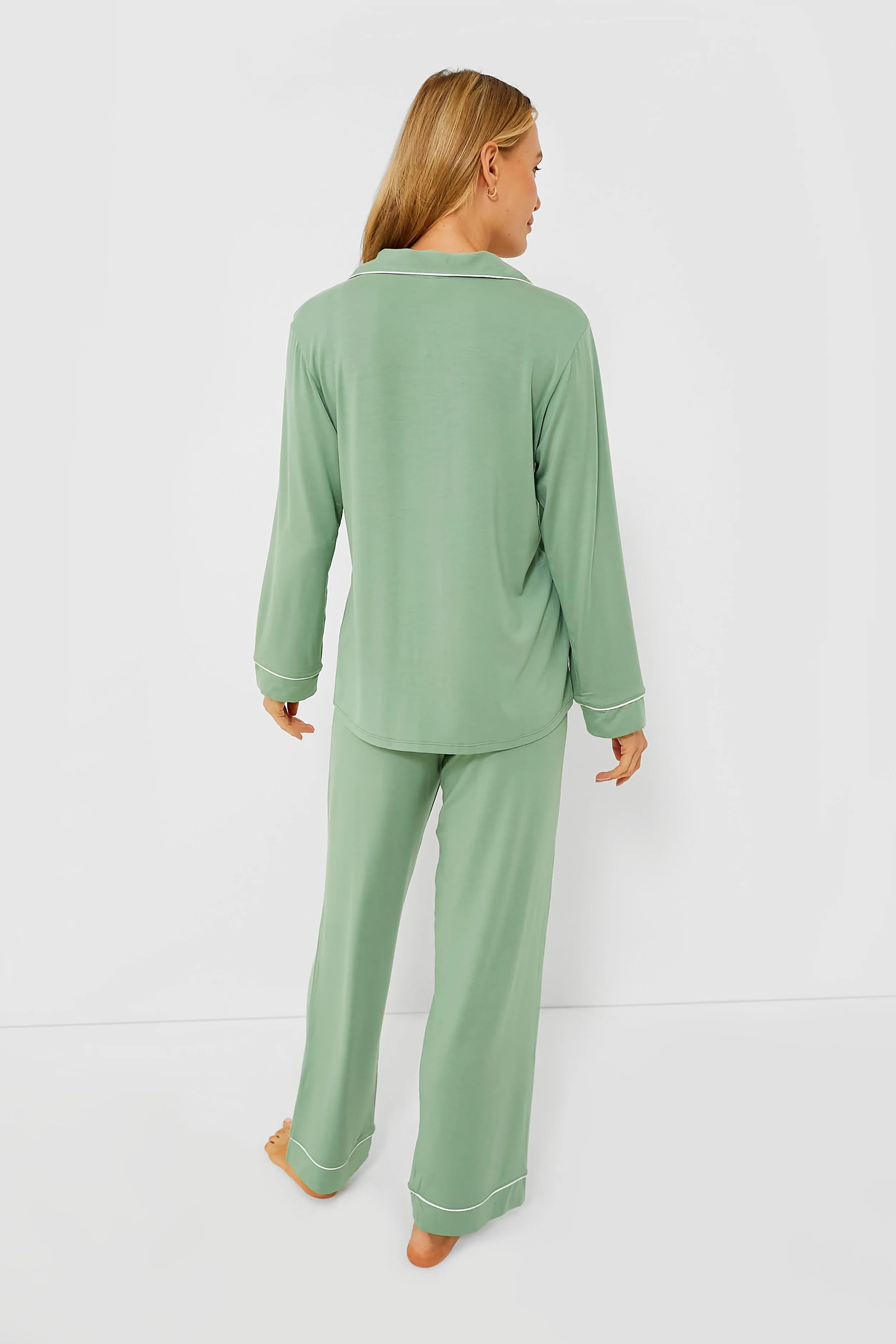 Mineral Green Gisele Long PJ Set