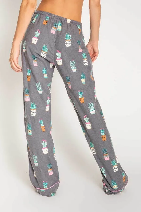 PJ Salvage Gray Cactus PJ Pants