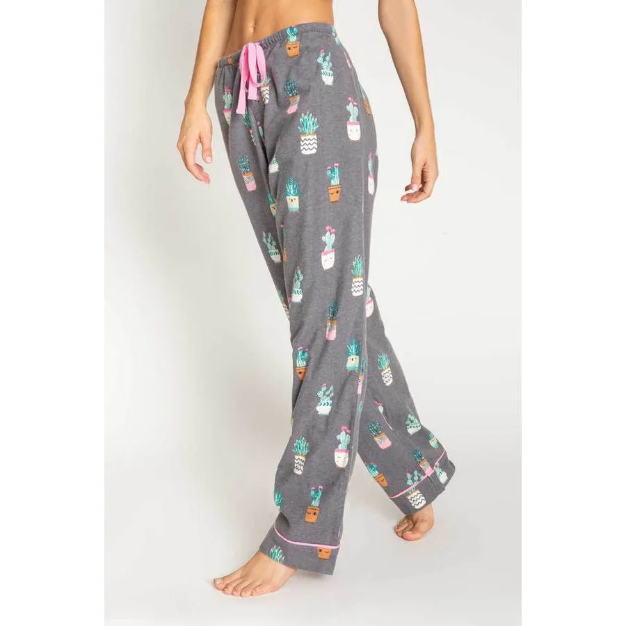 PJ Salvage Gray Cactus PJ Pants