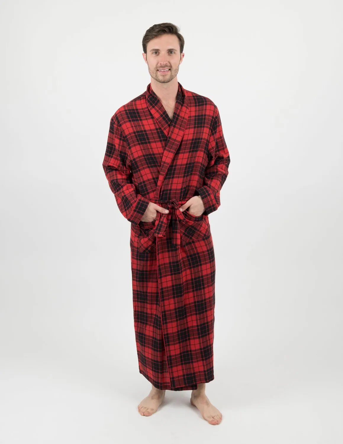 Red & Black Plaid Matching Family Pajama Set