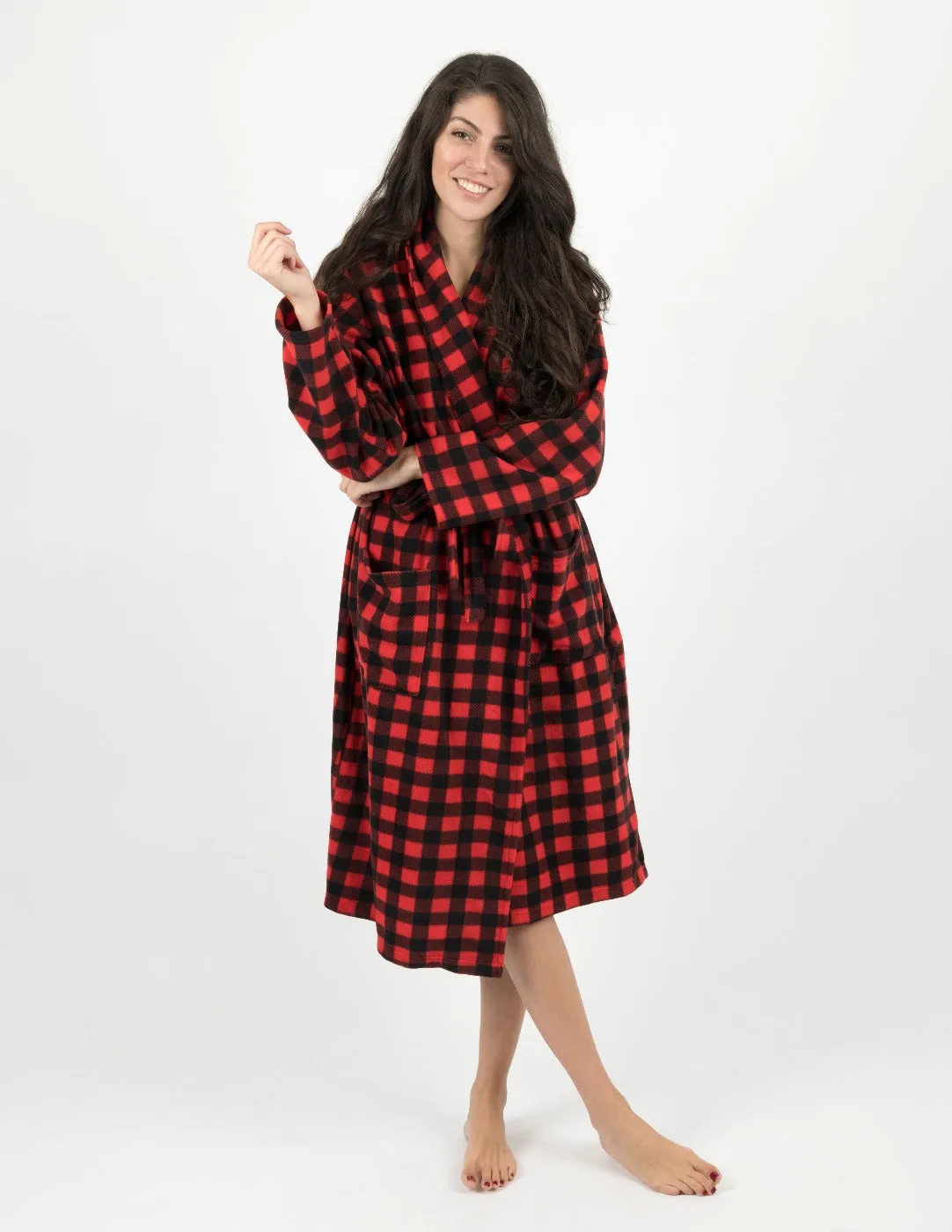 Red & Black Plaid Matching Family Pajama Set