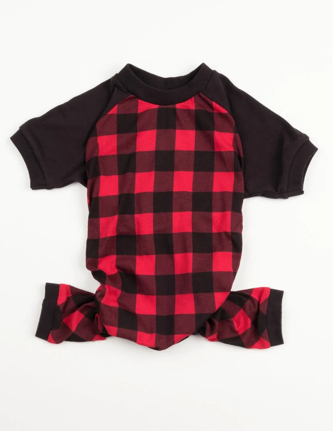 Red & Black Plaid Matching Family Pajama Set