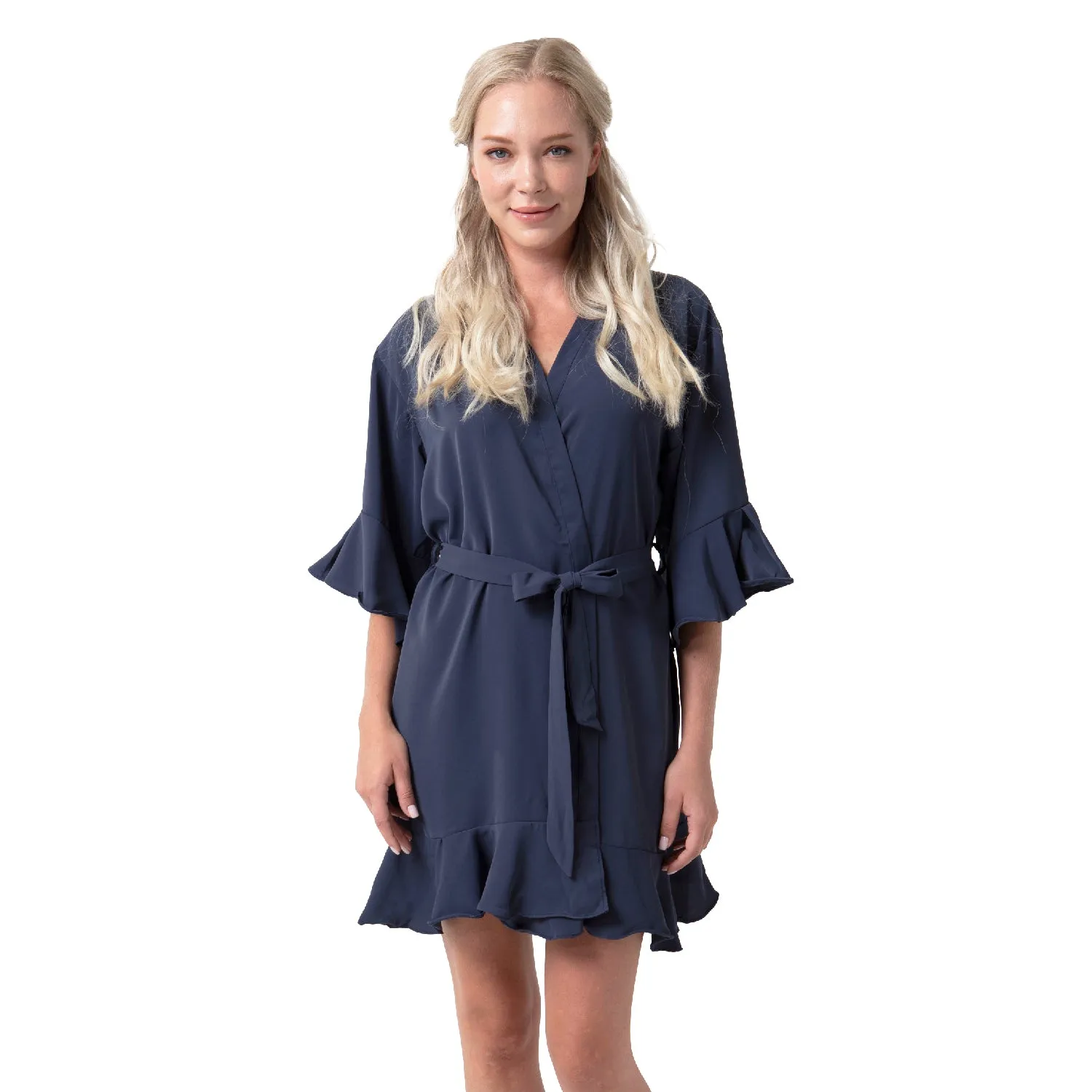 Ruffle Bridal Party Robes  - Fit Most