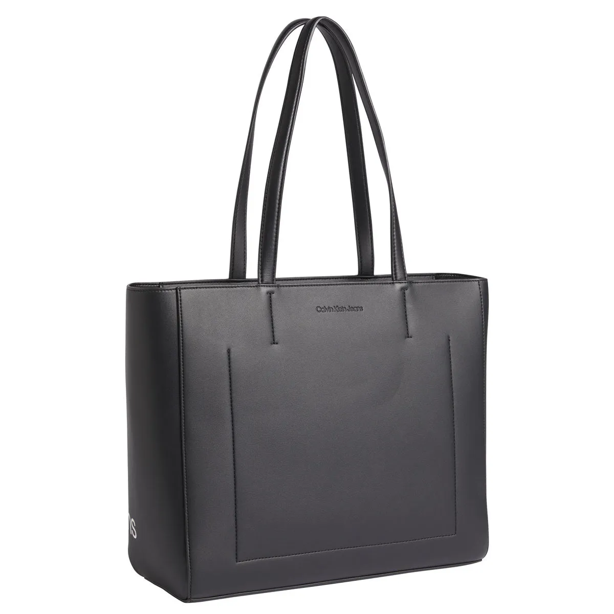 Sculpted Mono Shopper Bag Black