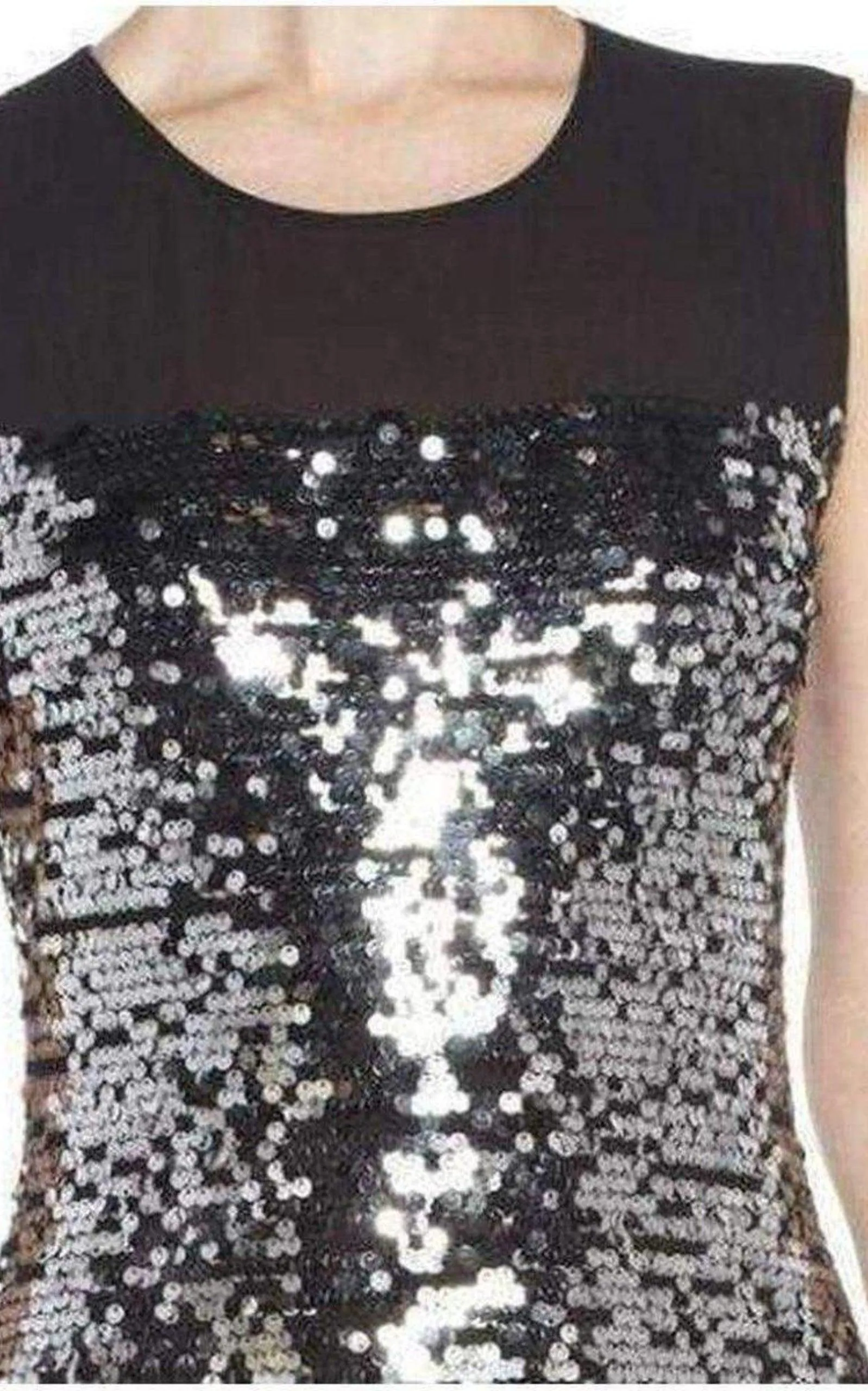 Sequinned Evening Dress