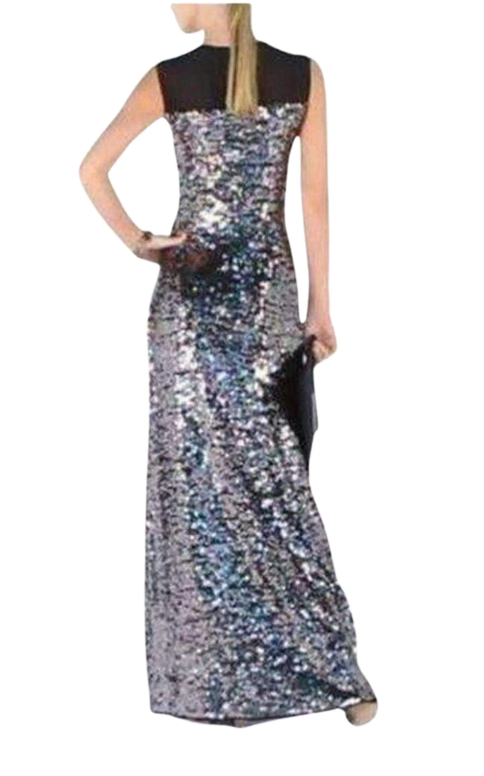 Sequinned Evening Dress