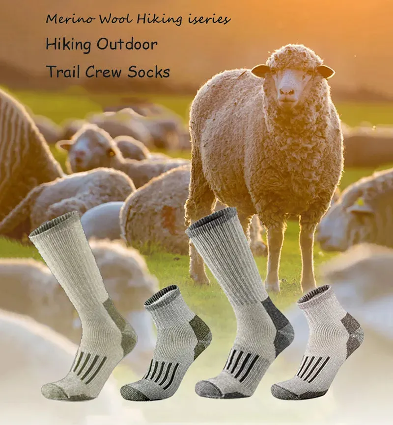 SERBEWAY Merino Wool Winter Socks