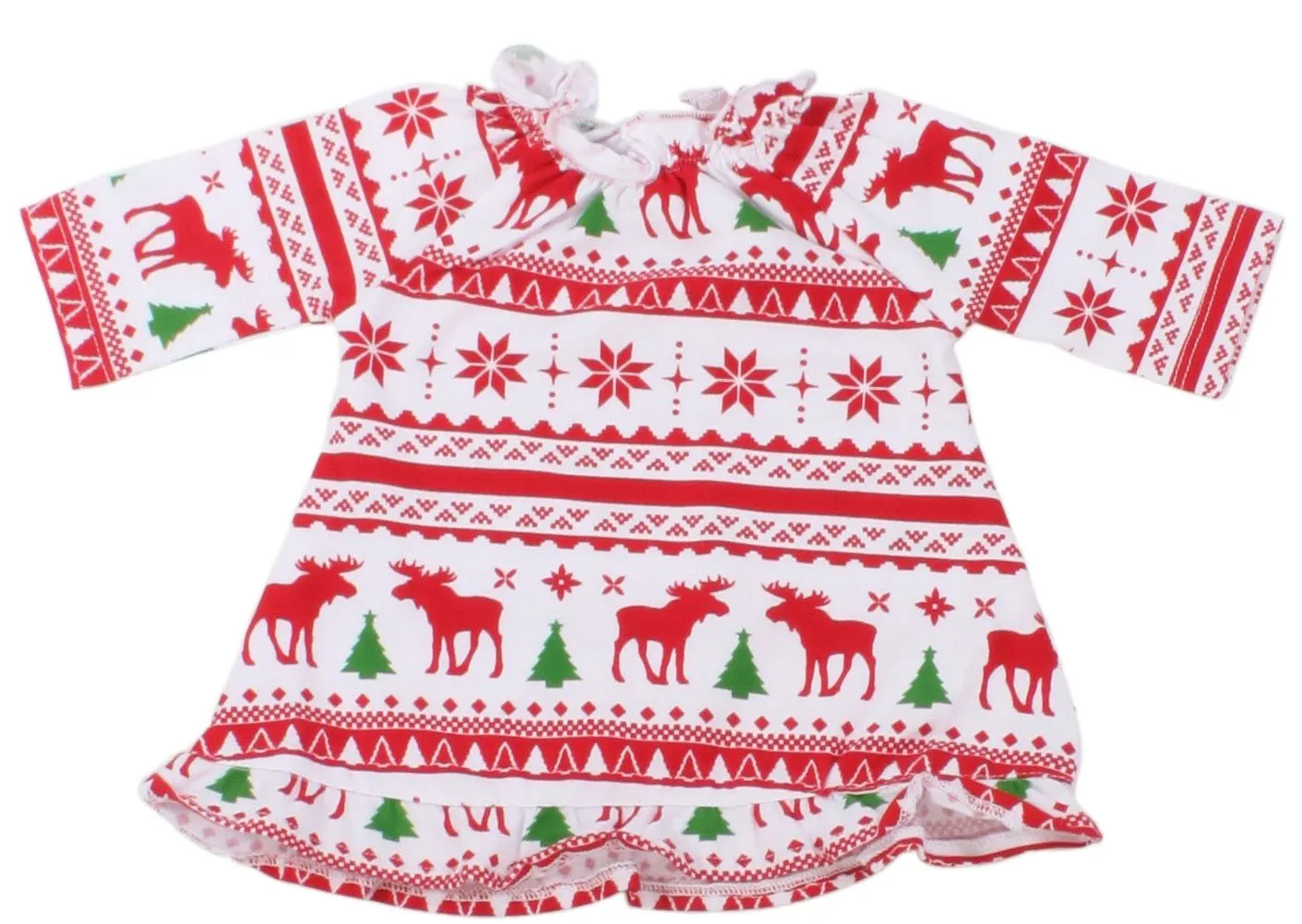 SleepytimePjs Christmas Flannel Nightgowns for 18" Dolls